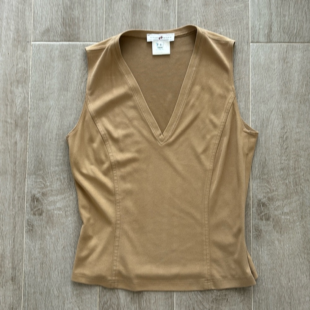 VERTIGO beige vest, made in France
